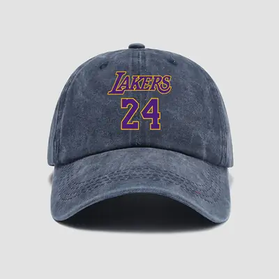 Lakers 24 Unisex Baseball Cap Grey