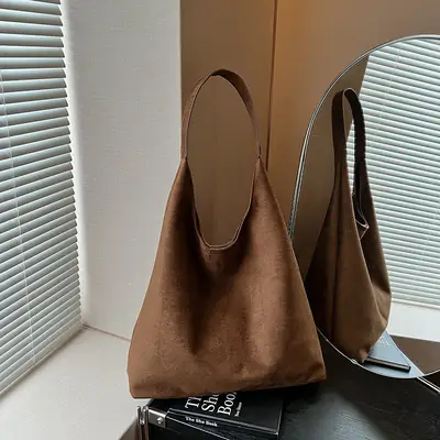 Retro Niche Suede Armpit Bag Women 2025