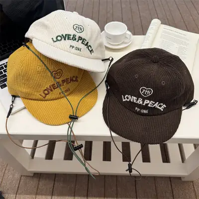 Korean Ig Blogger Drawstring Cap Women Yellow White