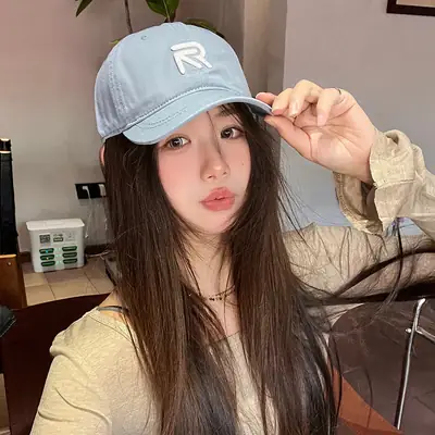 Japanese Retro Baseball Cap for Women with Sunshade