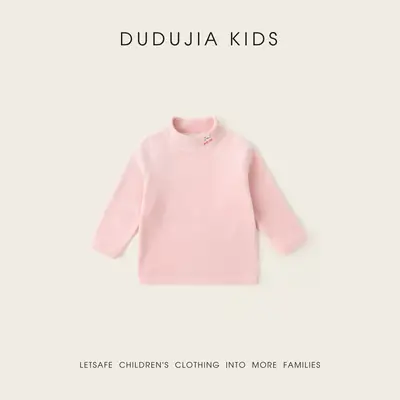 Winter Baby Fleece Lined Long Sleeve T-Shirt Pink