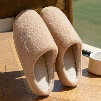 Lidani Cotton Slippers for Women, Winter 2026 New Model, Indoor Home Warm Plush Massage Slippers for Men, Autumn and Winter