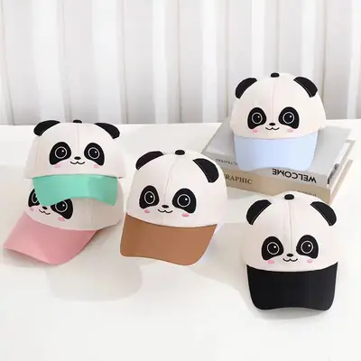 Panda Sun Hat for Kids Spring Fall Baseball Cap