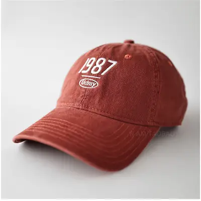 Men Navy Baseball Cap with 987 Embroidery