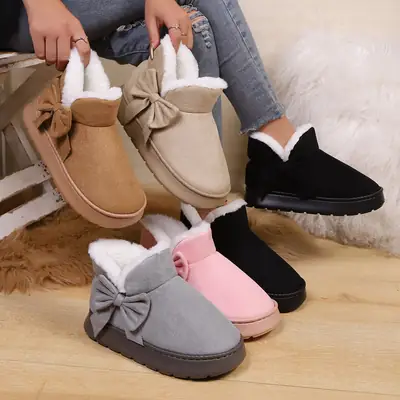 Cross-Border New Amazon Home Cotton Slippers for Women, Warm and Thickened, Couple's Autumn and Winter Indoor and Outdoor Wholesale Custom Slippers