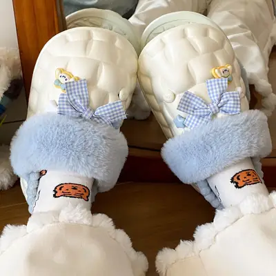 2025 Winter Cotton Slippers for Women Non-Slip Warm