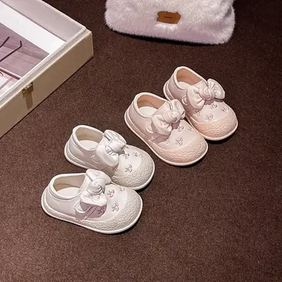 Fashionable Baby Princess Shoes, Baby Shoes, Children's Soft-Soled Non-Slip Toddler Shoes, Girls' Shoes, Autum Baby Girl's Shoes