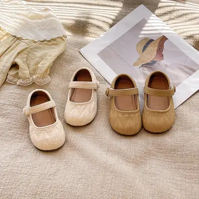 Baby Girl Toddler Shoes 1 to 2 Years Old Summer Baby Shoes Little Princess Shoes Girls Flats Soft Sole Spring & Fall New Style