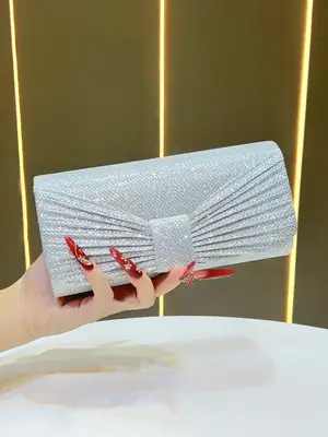 Shiny Chain Crossbody Bag for Ladies