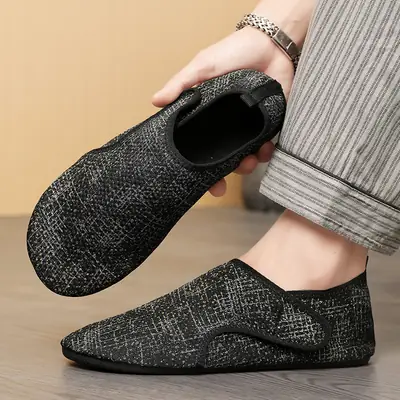 New Floor Socks, Thin, Breathable Home Shoes, Slippers, Lazy Shoes, Non-Slip Soft-Soled Cotton Shoes, Indoor Fitness Shoes