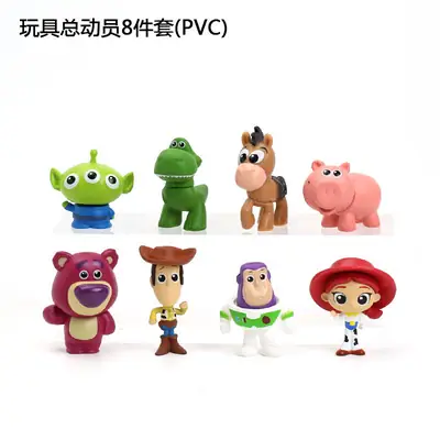 Toy Story Figure Woody Tris Buzz Lightyear Anime Doll Cake Baking Decoration Ornament Figure