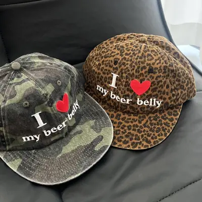Leopard Print I Love My Bear Belly Cap 2026