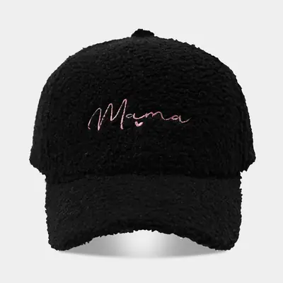 Thickened Warm Baseball Cap for Kids with Letter Embroidery