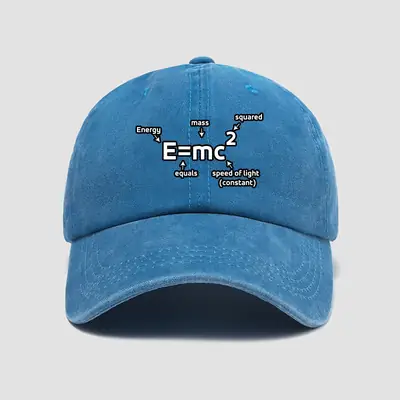 Men Women Pink Einstein Mass-Energy Hat