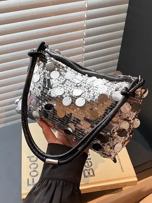 2025 New Niche Sequin Shoulder Bag for Women