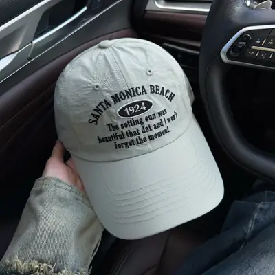 Women Baseball Cap Saint Monica Beach 2025