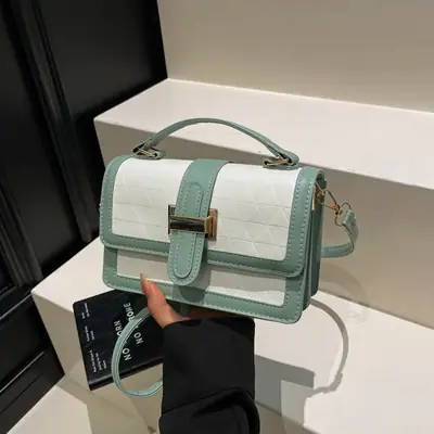 2025 Girl's Western Style Women's Bag Contrasting Color