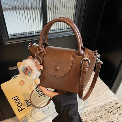 Trendy Brown Women's Crossbody Handbag 2025