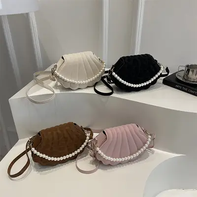 Pearl Embossed Crossbody Bag for Women