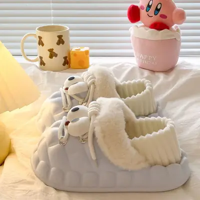 Pink Cute EVA Winter Slippers for Women