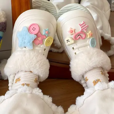 Winter Cartoon Cotton Slippers for Women