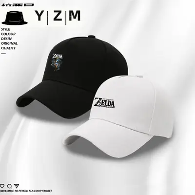 Red Floral Embroidered Baseball Cap for Men