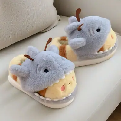Zoo Series Women's Plush Snowman Shoes Large