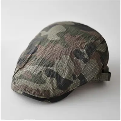 Men Women Camouflage Peaked Cap Summer Thin Quick-Dry