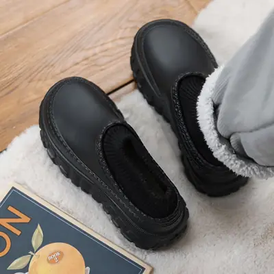 White Cross-Border Cotton Slippers for Women