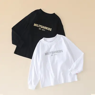 Spring Boys T-Shirt Pure Cotton Long Sleeve