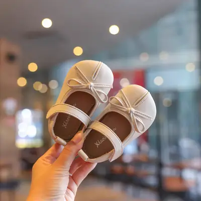 Baby Girl's Shoes, Baby Toddler Shoes, Spring & Fall Soft Sole Fashionable 1 to 3 Year Old Baby Girl's Shoes, Princess Shoes, Soft Leather