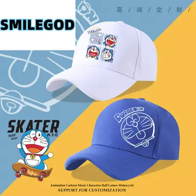 Doraemon Cap Blue Japanese Trendy Baseball Sun Hat