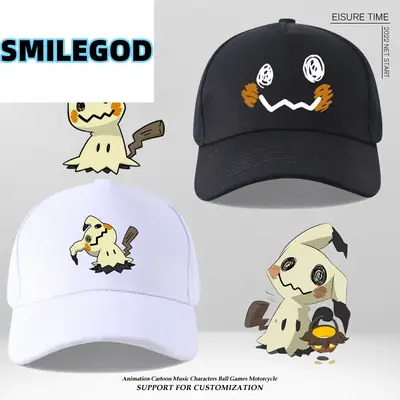 Pikachu Embroidered Blue Baseball Cap