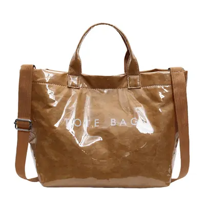 Large Capacity Cross Border Women's Tote Bag Brown