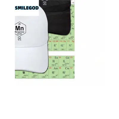 Mendeleev Periodic Table Cap Black Male Female