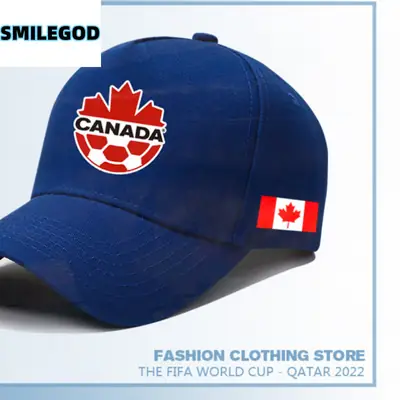 Canada Logo Baseball Cap Red Men Women Sports