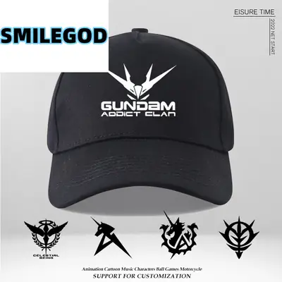 White Gundam Zaku Cap for Men Women