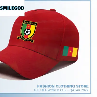 Qatar World Cup 2022 Fan Cap Beige Duckbill Sun Hat