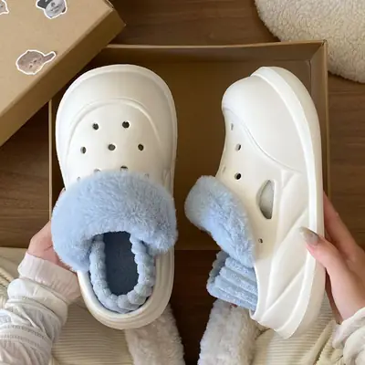 Winter Warm Eva Slippers Women Anti-Slip Soft