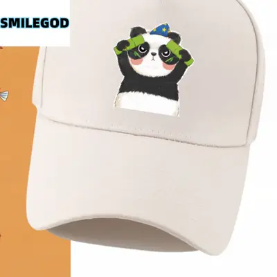 Cute Cat Print Baseball Cap Black for Men Women