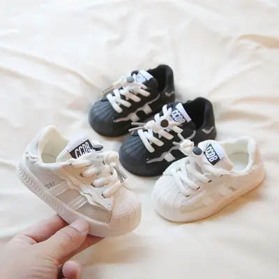 2025 Baby Baby Winter New Kidsren's Outer Wear Kindergarten Autum Baby Girl Soft Sole Toddler Shoes Boy's Shoes