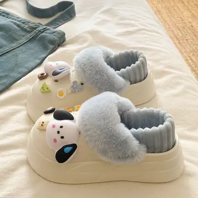 Winter Warm Silent Dog EVA Sneakers Women
