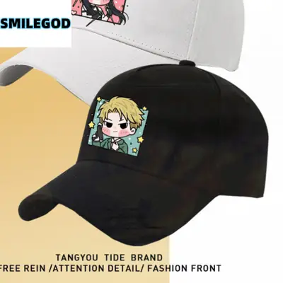 Spy-Themed Cartoon Cap for Men Youth Baseball Cap