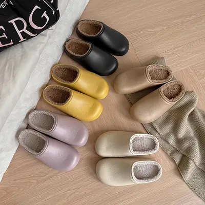 Winter Cotton Slip-On Slippers for Couples