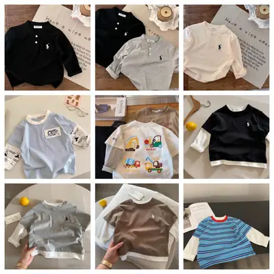 Little Bear Long Sleeve T-Shirt Light Blue Kids Wear