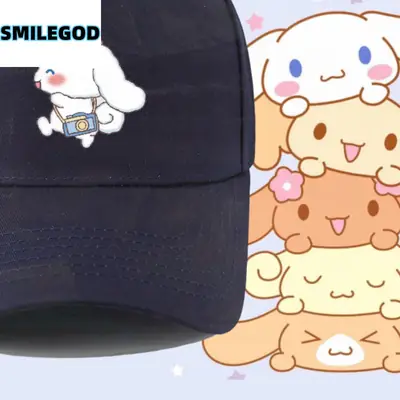 Cute Cinnamoroll Cap for Boys Girls White