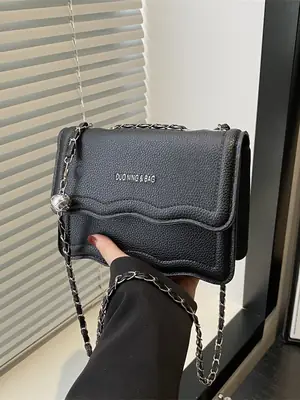 2026 Black Chain Crossbody Bag for Women