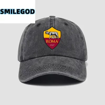 As Roma Roma Baseball Cap Blue Men Women Casual