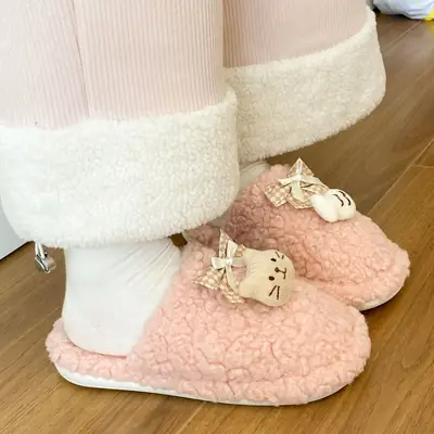 Warm Cotton Slipper for Women, Soft & Non-Slip