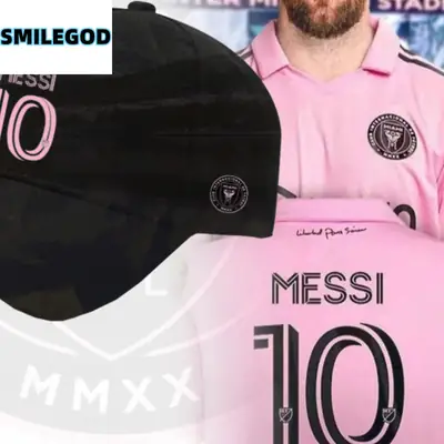 Messi Miami International Baseball Cap Yellow